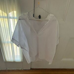 Chic White Button Down Shirt for Women